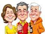 draw artistic cartoon caricatures