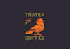 design simple bird representation coffee company logo