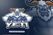 design sheep goat skull mascot logo