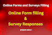 fill online forms, surveys, questionnaires and polls