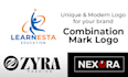 design a unique and modern combination mark logo for your brand