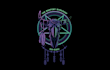 design creative war pony clothing logo