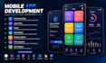develop mobile app using java, kotlin, flutter, react native
