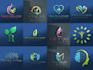 design a stunning 3d abstract logo with premium visuals