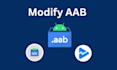 modify your aab file, rebrand your aab file and modify android app bundle