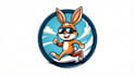 make different racing speed rabbit mascot logo design within 1 day