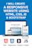 create a responsive website HTML, CSS, javascript
