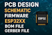 do pcb design, circuit schematic, firmware and embedded system development