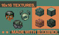 design 16 x 16 textures for minecraft