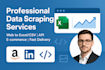 web scraping from any website including data mining
