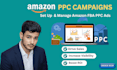 set up amazon PPC campaigns, amazon fba ppc ads campaign