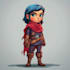 draw 2d game character illustration