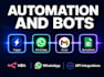 build n8n automation workflows whatsapp bots and websites for your business