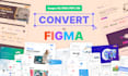 convert PSD, PDF, image or sketch to fully editable figma
