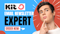 setup convertkit newsletter convertkit email sequence expert kit landing page