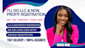 do llc registration, nonprofit, get ein, uei, cage code, sam gov registration