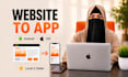 convert your website into android and ios app