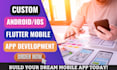 do flutter app creation, app development as your flutter app developer