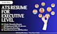 write an ats resume for CEO, vp, or director roles