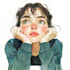 draw watercolor portrait illustration