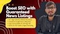 create SEO backlinks from 400 high authority sites