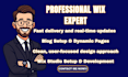 build redesign design develop wix website wix studio velo code blog site