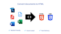 convert your documents into clean HTML