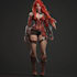 draw fantasy style game character art