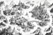 hand draw a fantasy map with digital watercolours