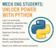 teach python to mechanical engineers