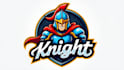 make eye catching old man knight mascot logo design  within 1 day