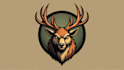 create beautiful angry deer head mascot logo design with express delivery