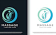 design outstanding massage therapy logo