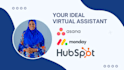 be your project manager, set up asana, trello, click up and mondaycom
