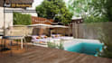 create modern pool design with stunning 3d visualization