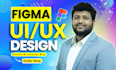 do figma website design, figma design, website ui ux and mobile app ui ux design