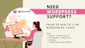 help with your wordpress tasks hourly basis