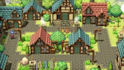 create pixel art tileset tilemap, top down pixel tileset game asset props hud