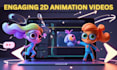 create premium 2d animation and motion graphics