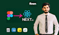 figma to nextjs, reactjs with tailwindcss