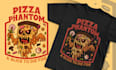 draw custom creepy funny cartoon illustration for streetwear