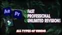 do professional and creative video edit
