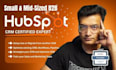 set up hubspot CRM, lead capture and sales follow up