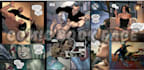 draw detailed comic illustration for graphic novel, superhero, nsfw comic book