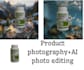 professional studio product photography  ai HD editing