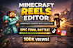 create and edit you a minecraft reel