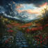 draw fantasy landscape or enviroment art