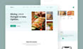 do figma restaurant website, landing page UI design