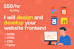 fix or build a responsive front end with expert UI design