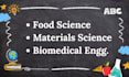 help with food science, materials science and biomedical engineering